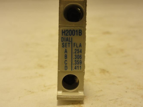 Cutler-Hammer H2001B-3; BOX-3 Heater Pack; 0.254-0.411A