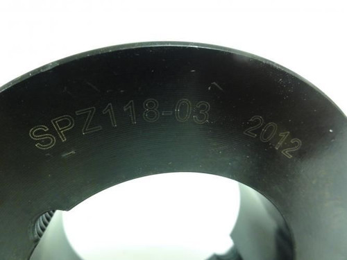 SPZ SPZ118-03; V-Belt Taper Bore Pulley; 118mm Pitch Circle