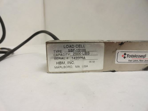 HBM SBF-15100; Load Cell 2500 LB Capacity
