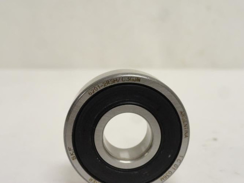 SKF 6201 2RSJEM; Ball Bearing 12mmID x 32mmOD x 10mm Wide