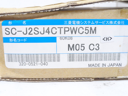 Mitsubishi SC-J2SJ4CTPWC5M; Servo-Amplifier Power Cable 24VDC