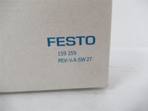 Festo PEV-1/4-A-SW27 ; Pressure Switch 250VAC 159259 PN