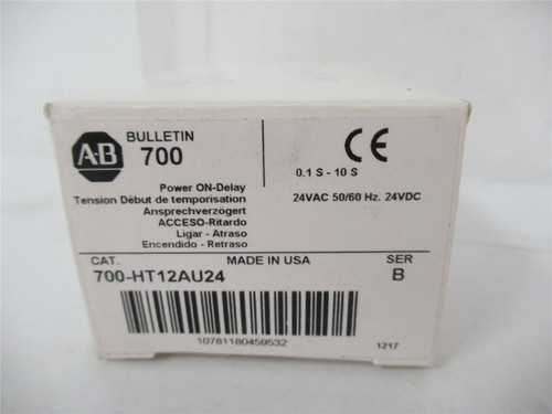 Allen-Bradley 700-HT12AU24; Timing Relay  10 A 24 V AC/DC