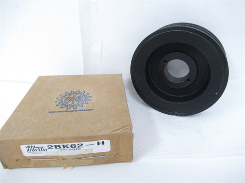 Martin 2BK62-H;  Bushed FHP V-Belt Pulley 2-Groove 5.95"OD