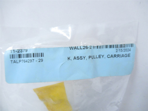 MFG 112-379; K Assembly Carriage Pully