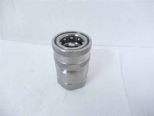 Dixon 6VF6-SS; Hydraulic Coupler Quick Female 3/4" 1.5" HEX