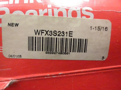 Link-Belt WFX3S231E; Flange Bearing 2 Bolt 1-15/16"ID
