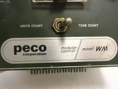 Peco WM; Modular Control 115V 50-60 Cycle