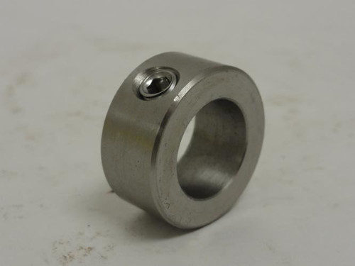 MFG- C-075-S; Shaft Collar SS; 3/4 ID x 1-1/4" x OD x 9/16" Wide