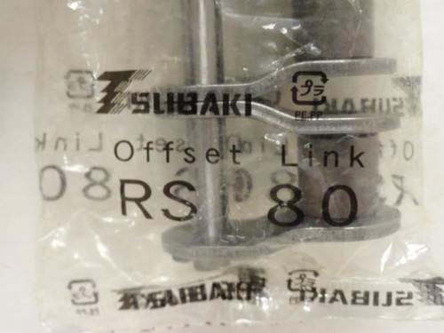 Tsubaki 80-2; Carbon Steel; Double Strand; Offset Link; #80