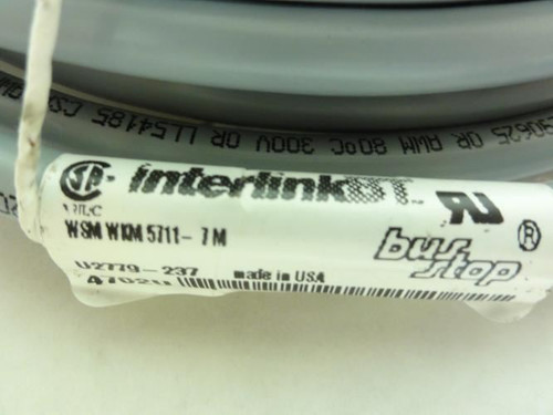 Interlink BT WSM-WKM-5711-7M; Network Minifast Cordset; 7M Long