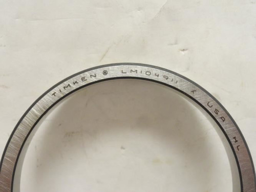 Timken LM104911; Bearing Cup; 3-1/4" OD x 0.65" Width