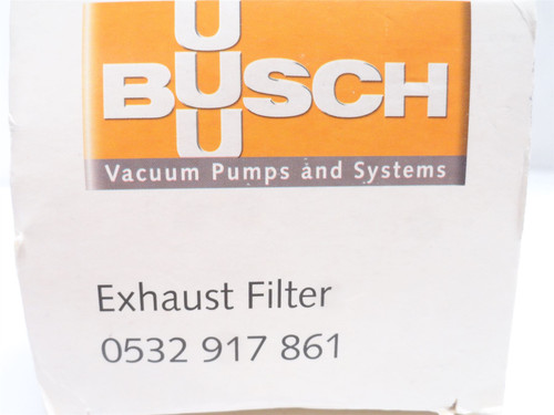Busch 0532.917.861; Oil Separator Element 1-1/4"ID; 10" Long