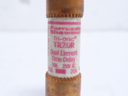 Ferraz-Shawmut TR20R; Time Delay Fuse; 20A; 250VAC