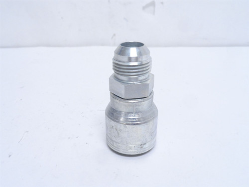 Eaton 1AA12MJ12; Hydraulic Crimp Fitting 3/4 JIC x 3/4 Tube