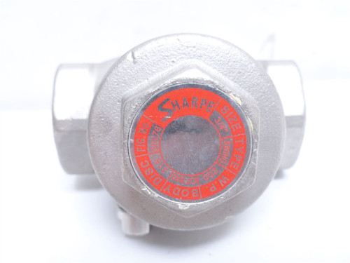 Sharpe 20276-3/4; Swing Check Valve; SS-316; 3/4NPT Sharpe 20276-3/4; Swing Check Valve; SS-316; 3/4NPT
