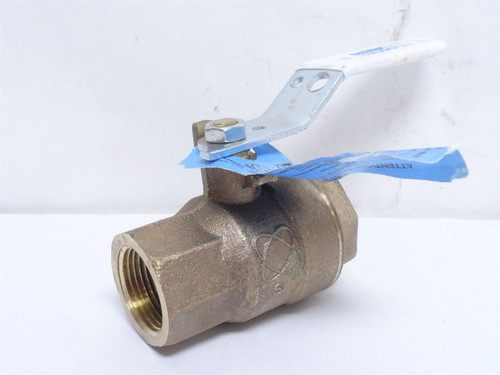 Nibco T-585-80-LF-1; Lead-Free Bronze Ball Valve; 1NPT