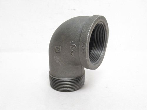 Industry-Std 2WU27; Black Iron Street Elbow; 90Deg 2-1/2NPT