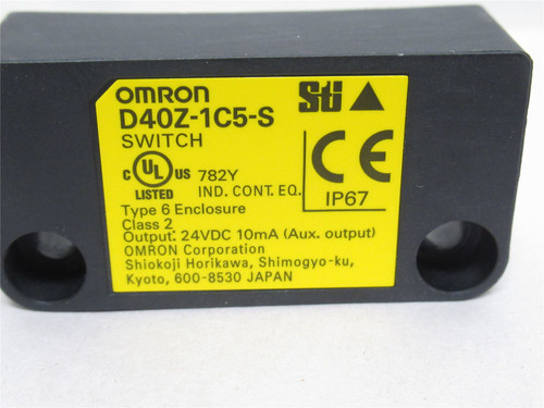 Omron D40Z-1C5; Non-Contact Door Switch; 24VDC; 10mA
