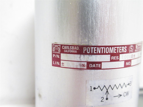 Carlsbad MR46B-10-100; Precision Potentiometer; 5W; 100 OHMS