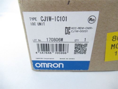 Omron CJ1W-1C101; Module I/O control unit