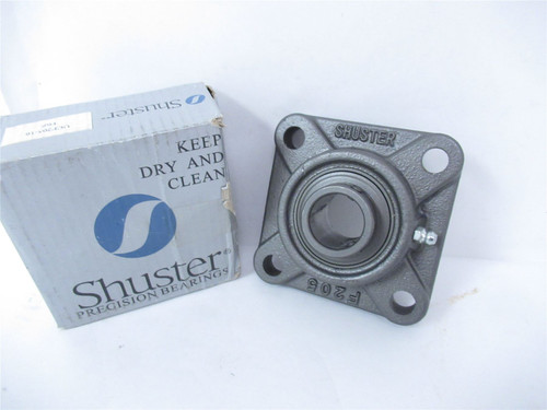 Shuster UCF205-16; Flange Bearing 1"ID 3-3/4" OAL x 3-3/4"OAH