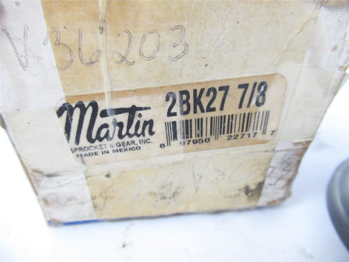 Martin 2BK27-7/8; Sheave 7/8" Bore 2.7" OD 2 Grooves