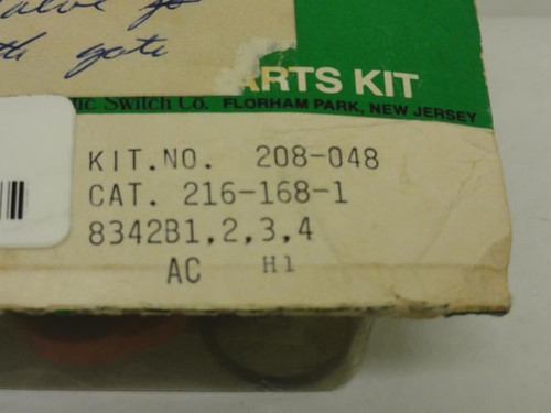 ASCO 208-048; Repair Kit # 8342B1; 2; 3; 4 AC