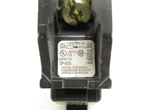 Square D QO120; Circuit Breaker; 1P; 20A