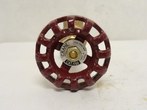 Crane 1700-1/2; Inline Gate Valve; Bronze; 1/2 FNPT; 200WOG