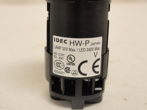 idec HW4P-2FM4-A; Pilot Light; Assembled; Amber; 30V; LED-240V