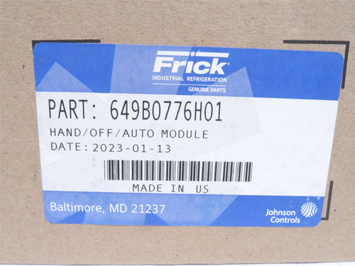 Frick 649B0776H01; HVAC Evaporation Control Board