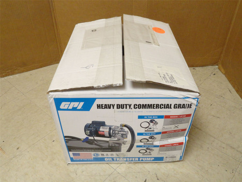 GPI L5132; Oil Transfer Pump; 1HP; 115VAC; 8GPM; Size: 500Gal