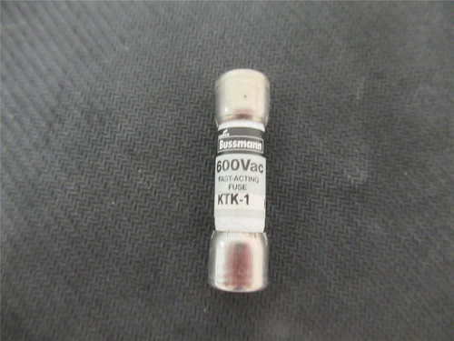 Bussmann KTK-1; Lot-3 Limitron Fuse 1A Class 600VAC (mixed)
