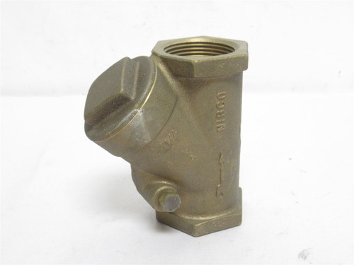 Nibco NL7300B; Bronze Wye Check Valve; 1-1/4NPT; 200PSI CWP
