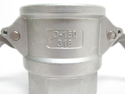 Dixon G150-D-SS; Global Cam/Groove Coupler; SS-316; 1-1/2" Dixon G150-D-SS; Global Cam/Groove Coupler; SS-316; 1-1/2"