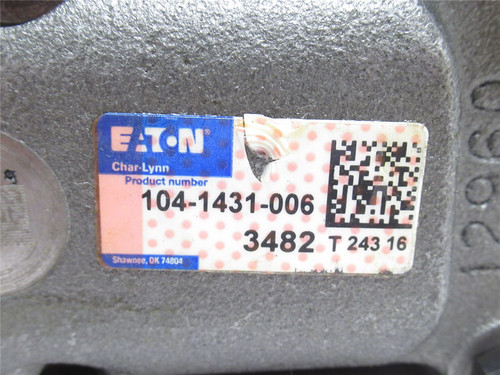 Eaton 104-1431-006; Geroler Disc Valve Motor; 20GPM; 2250PSI