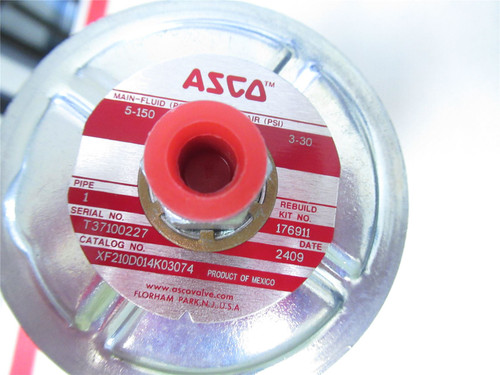 Asco XF210D014K-03074 ; Solenoid Valve 1"Npt