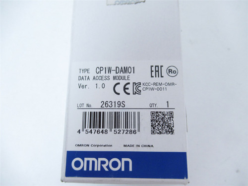 Omron CP1W-DAM01; Module Data Access OptionHMI Operator Panel