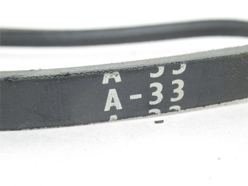 Mitsuboshi A-33; V-Belt; 33" Long x 1/2" Wide