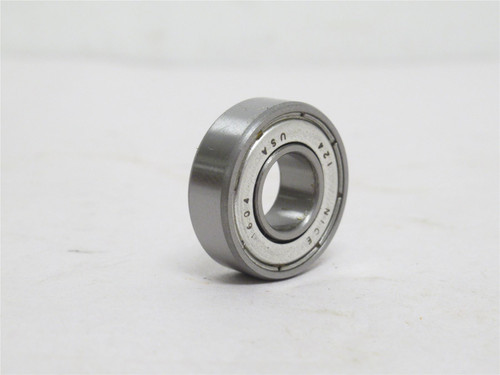 NICE 1604DS; Ball Bearing; 3/8"ID x 7/8"OD x 9/32" Wide
