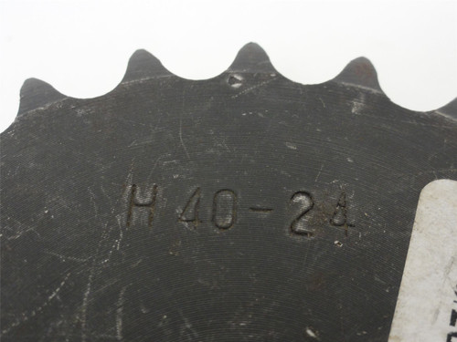 Tsubaki H40-24 3/4; Sprocket; #40; 1/2" Pitch; 0.75" ID