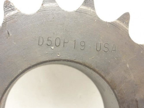 Browning D50P19; Bushed Double Sprocket # 50; 19T