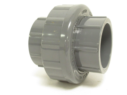 GF 898-375-015; Pipe Union; 1-1/2" Socket; Schedule 80 PVC