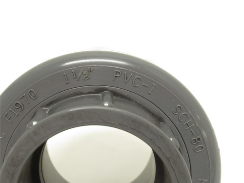 GF 898-375-015; Pipe Union; 1-1/2" Socket; Schedule 80 PVC