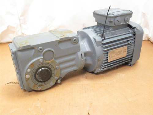 SEW KA37DRN90S4/TF; Gear Motor 10.5:1 Ratio 1.1kW; 1762/168RPM