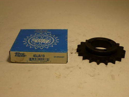 Martin 40JA19; Bushed Sprocket # 40 19T