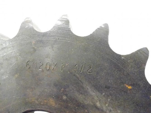 Martin 60B20-1-1/2; Sprocket; # 60; 20T 1-1/2"ID