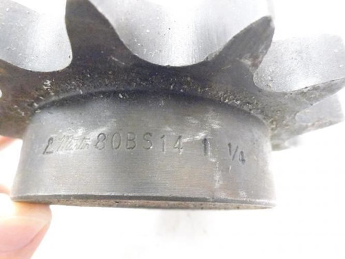 Martin 80BS14-1-1/4; Sprocket; # 80; 14T; 1-1/4"ID