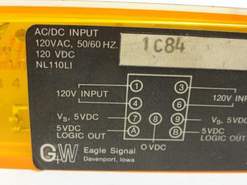Eagle Systems NL110L1; Relay; 120VAC